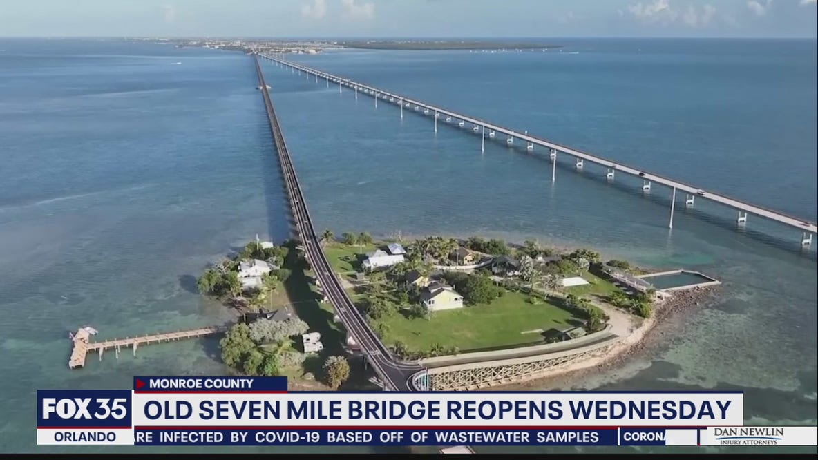 Old Seven Mile Bridge reopens in Florida Keys after renovation
